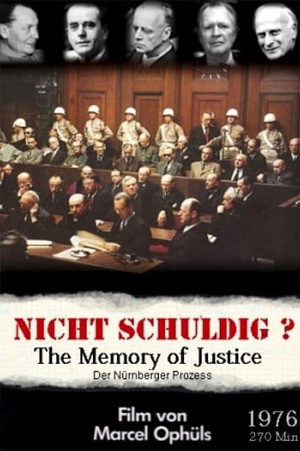The Memory of Justice poster