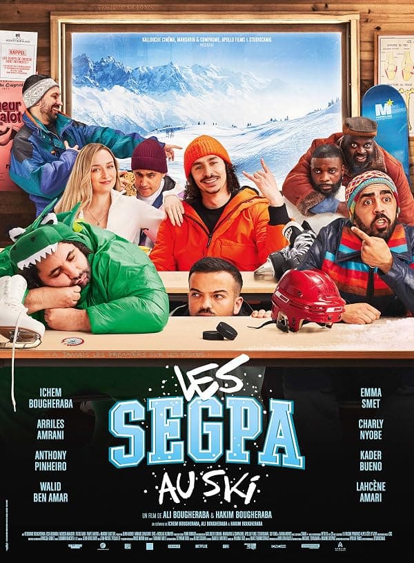 Les Segpa au ski poster