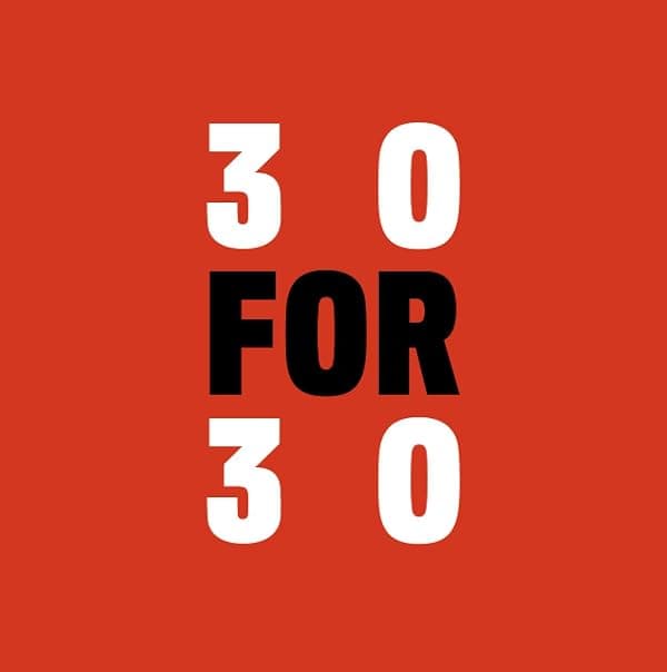 30 for 30 poster