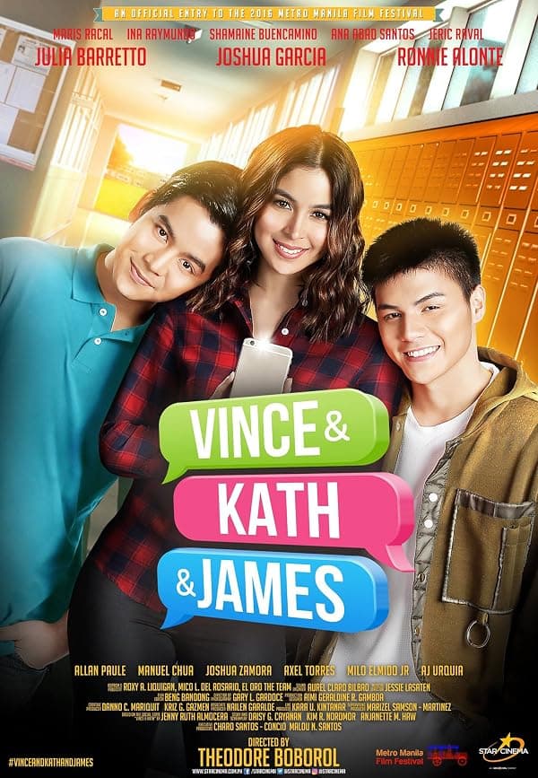 Vince & Kath & James poster