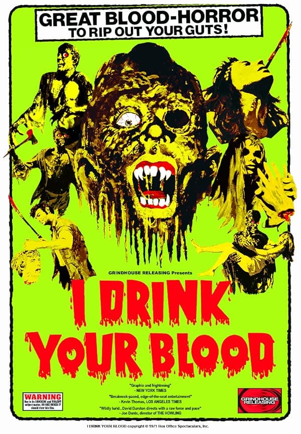 I Drink Your Blood poster