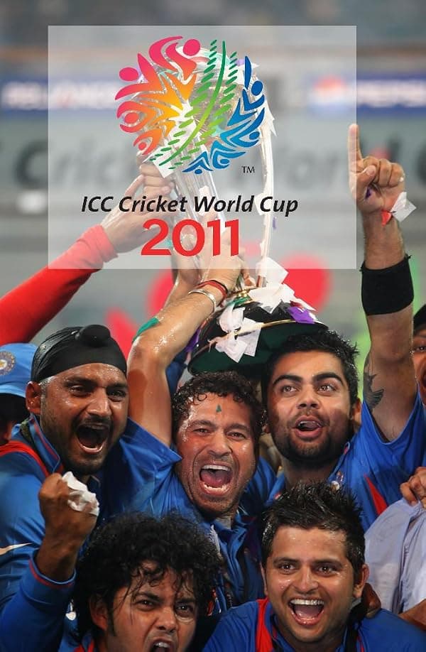 2011 Cricket World Cup poster