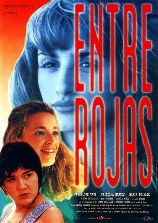 Entre rojas poster