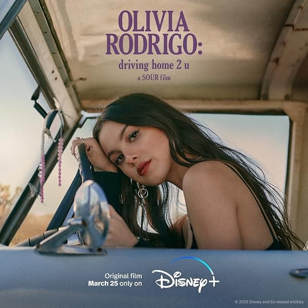 Olivia Rodrigo: driving home 2 u (a SOUR film) poster