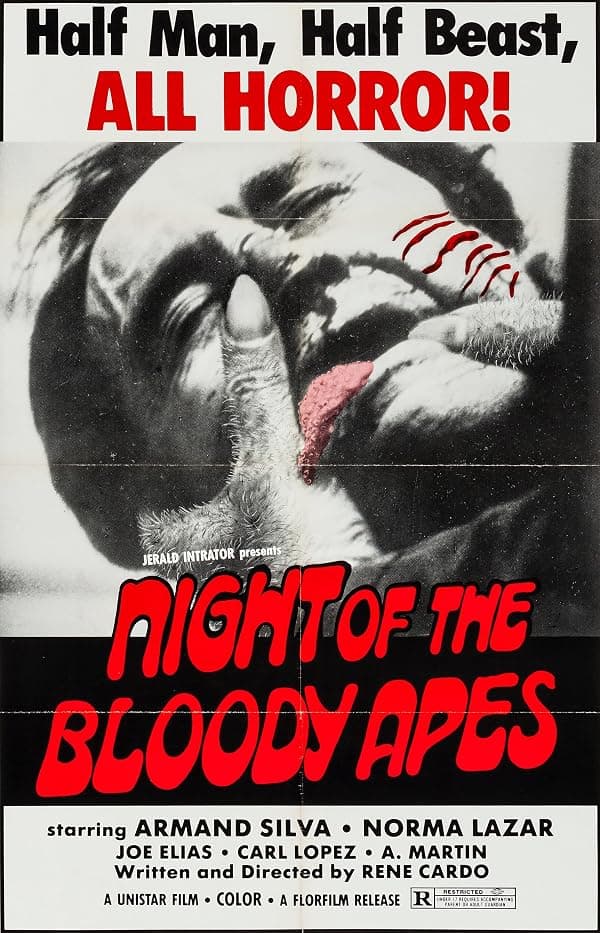 Night of the Bloody Apes poster