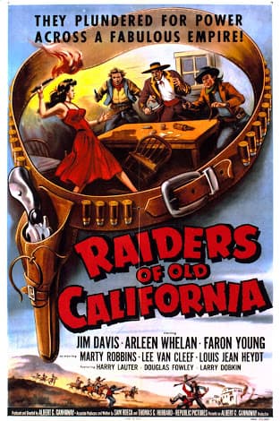 Raiders of Old California poster
