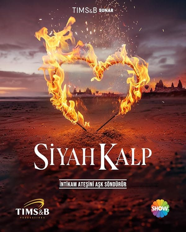 Siyah Kalp poster