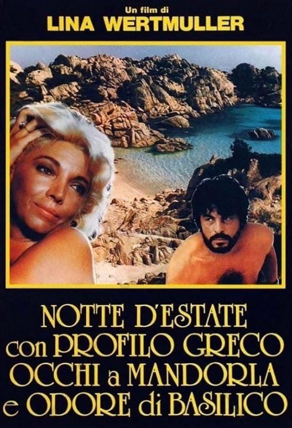 Summer Night with Greek Profile, Almond Eyes and Scent of Basil poster