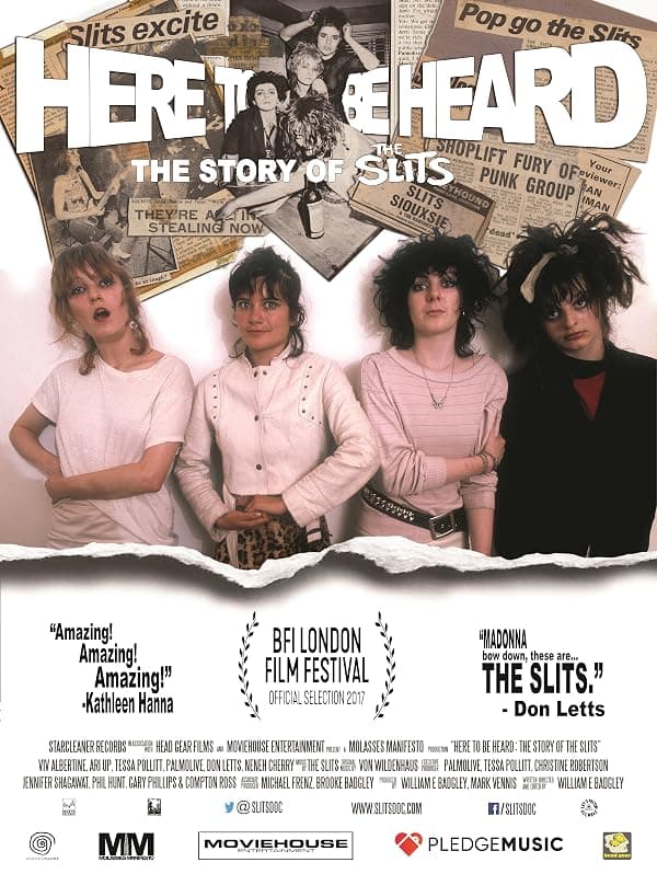 Here to Be Heard: The Story of the Slits poster