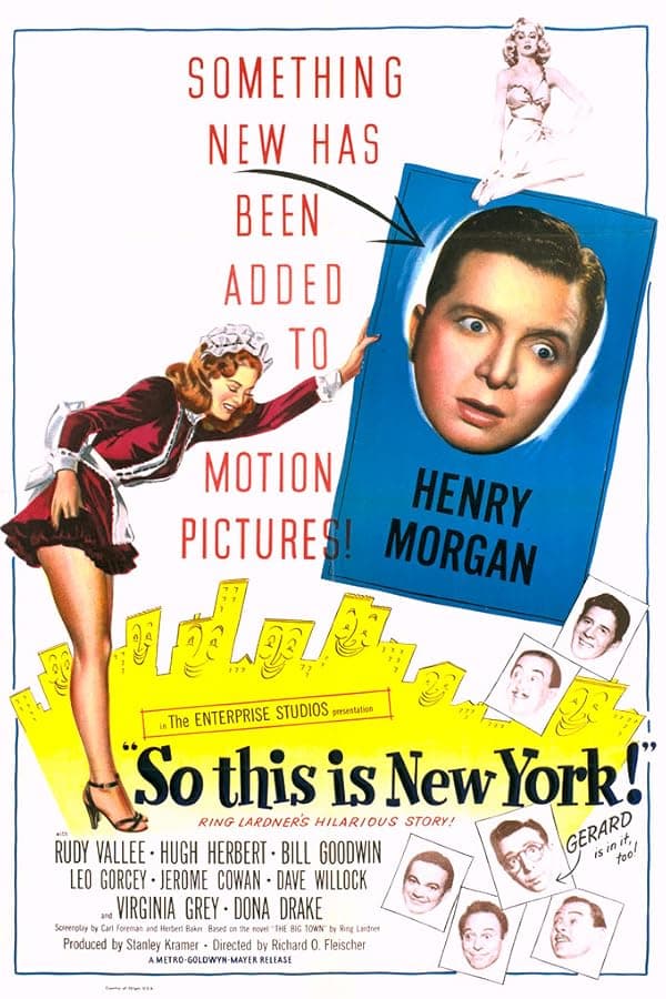 So This Is New York poster