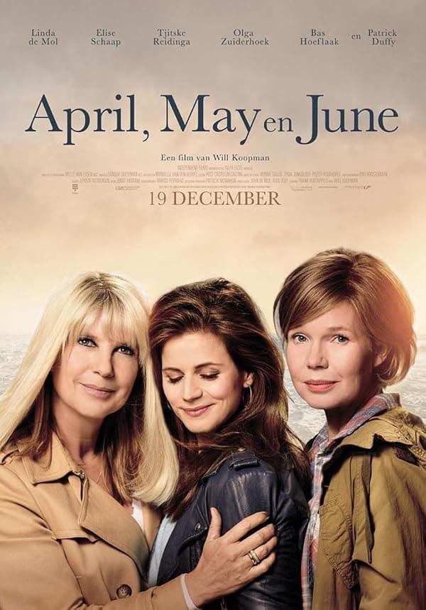 April, May and June poster