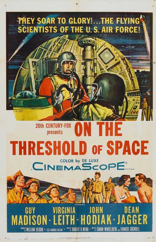 On the Threshold of Space poster