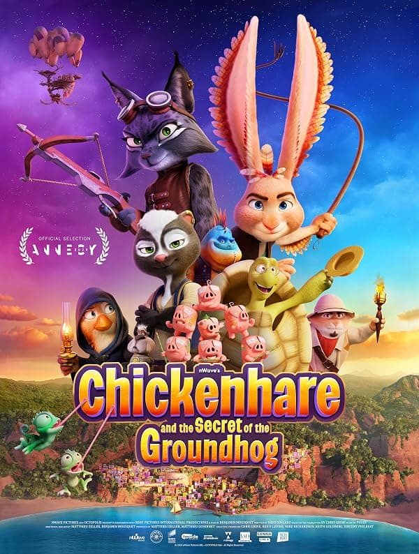 Chickenhare and the Secret of the Groundhog poster