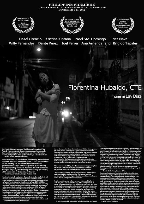 Florentina Hubaldo, CTE poster