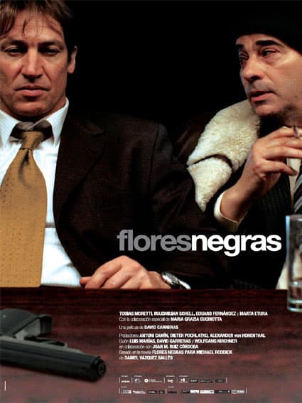 Flores negras poster
