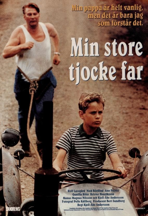 Min store tjocke far poster