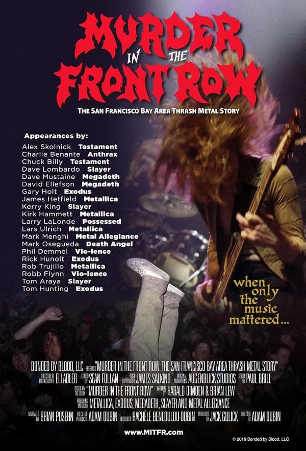 Murder in the Front Row: The San Francisco Bay Area Thrash Metal Story poster