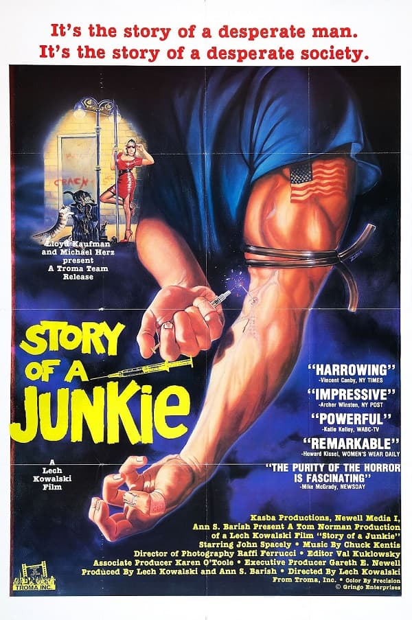Story of a Junkie poster