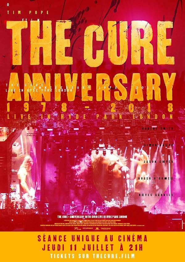 The Cure: Anniversary 1978-2018 Live in Hyde Park poster