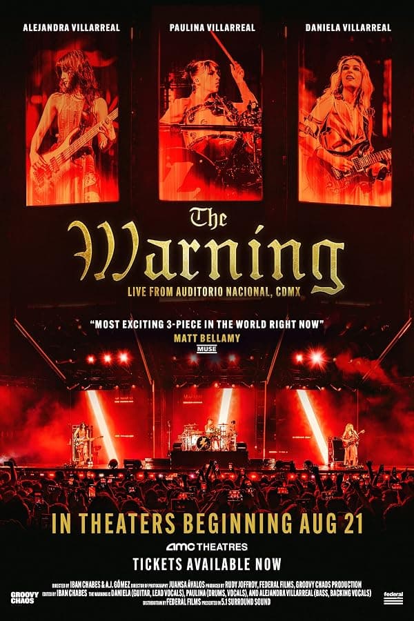 The Warning Live from Auditorio Nacional, CDMX poster