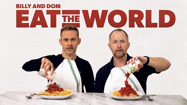 Billy & Dom Eat the World poster